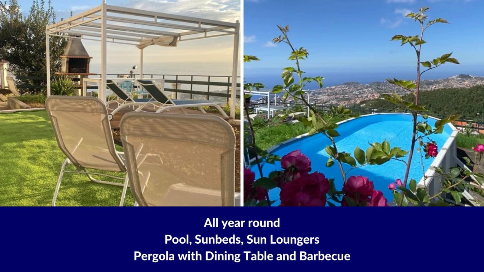 Studio Geek Villa - Open Space - 5M From 5 Top Attractions - Pool All Year Round, Dining Pergola, Barbecue - Funchal Matrix Holiday Home Luaran gambar